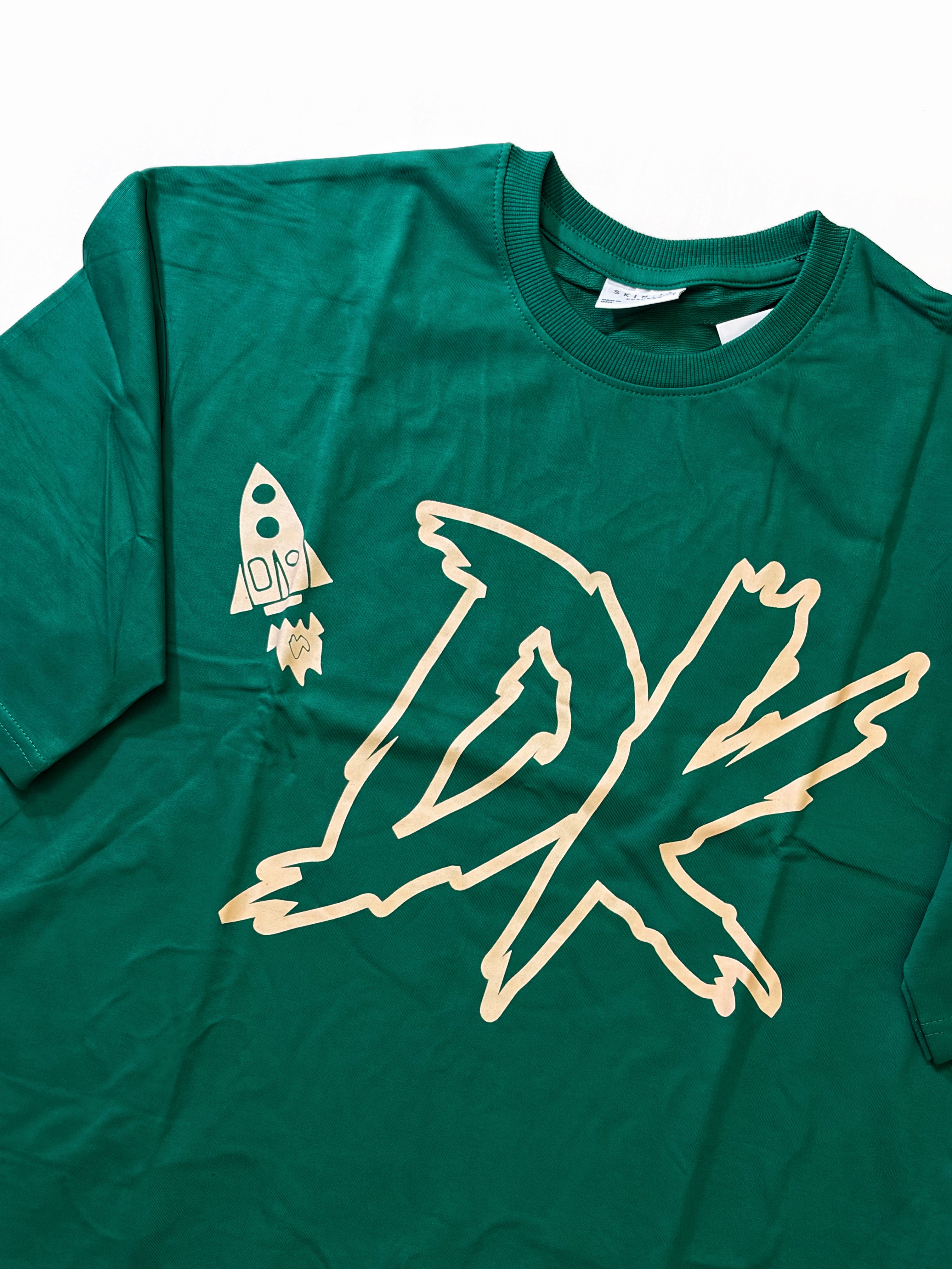 Dark King Galactic Green Tee